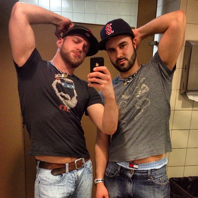 Deviant Otter and pup