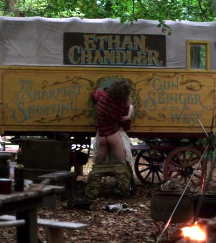Josh Hartnett naked and showing off his butt in the Showtime series Penny Dreadful.
