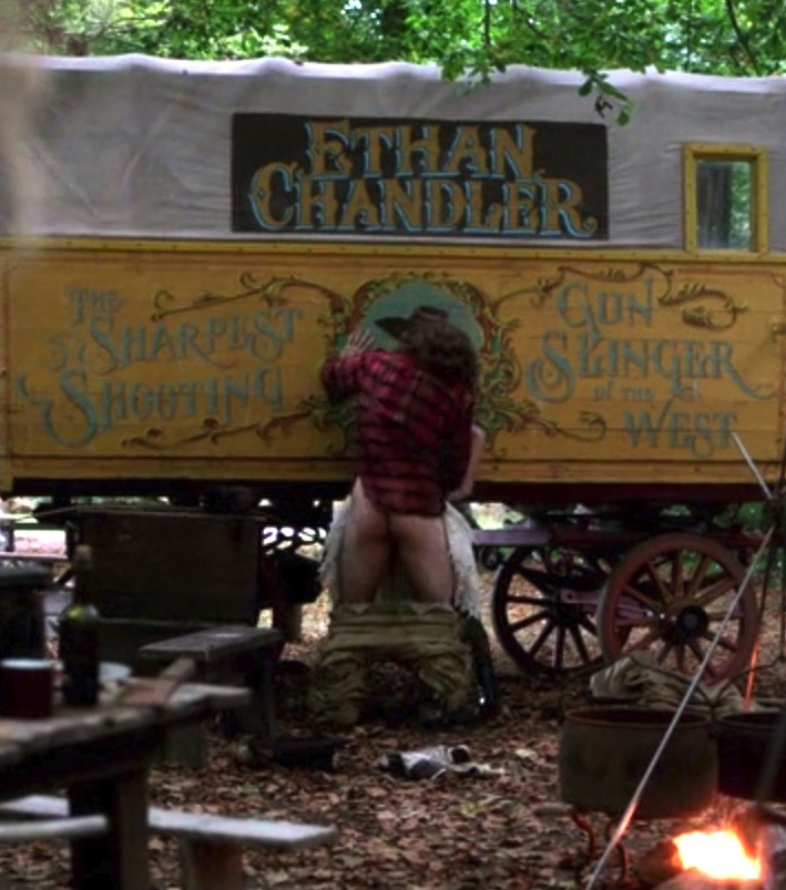 Josh Hartnett naked and showing off his butt in the Showtime series Penny Dreadful.
