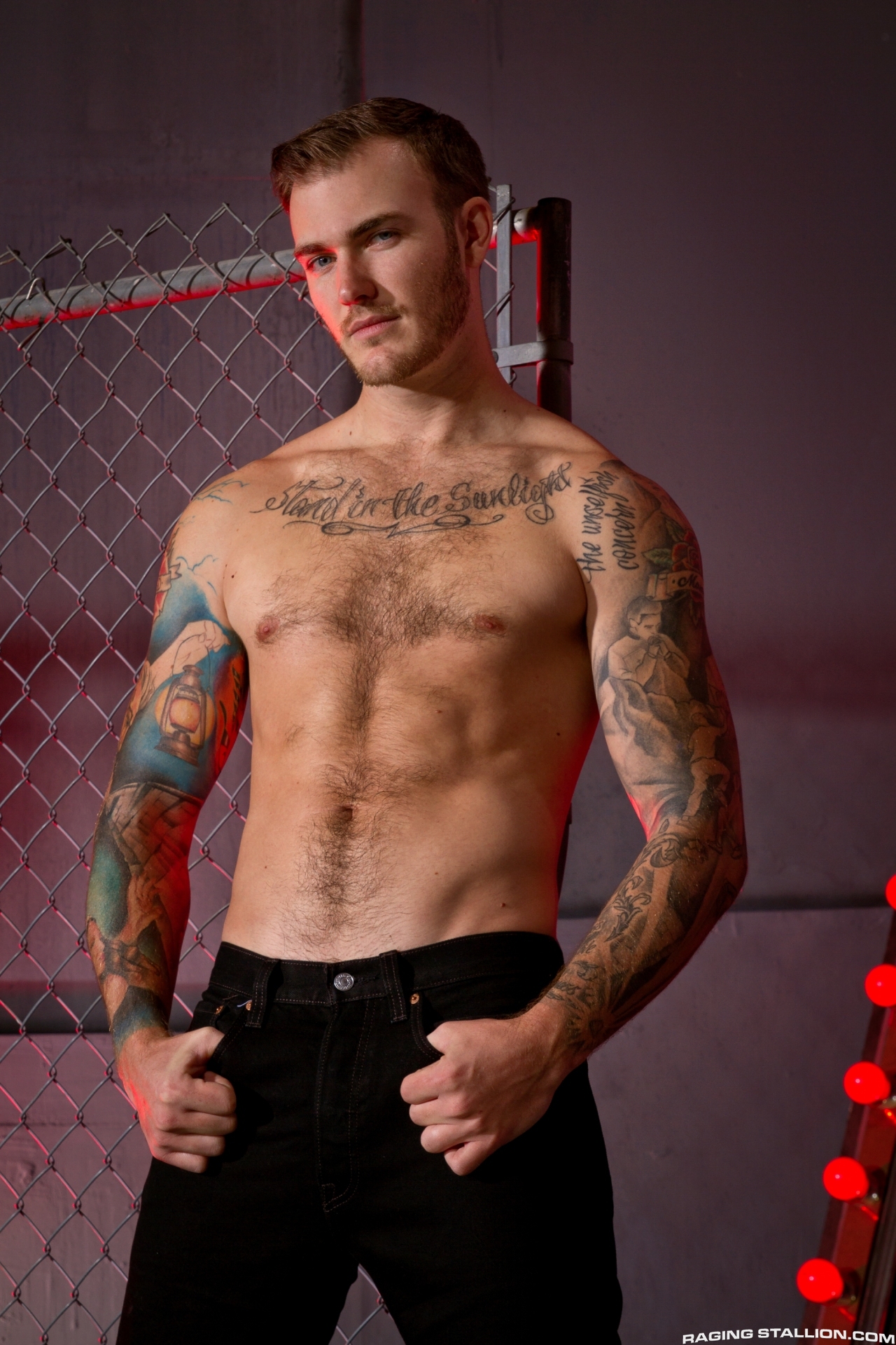 Christian Wilde fucks James Ryder in the gay porn film Under My Skin by Raging Stallion.