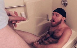 Devin Totter fucks Jameson in a bareback gay porn watersports scene for Deviant Otter.