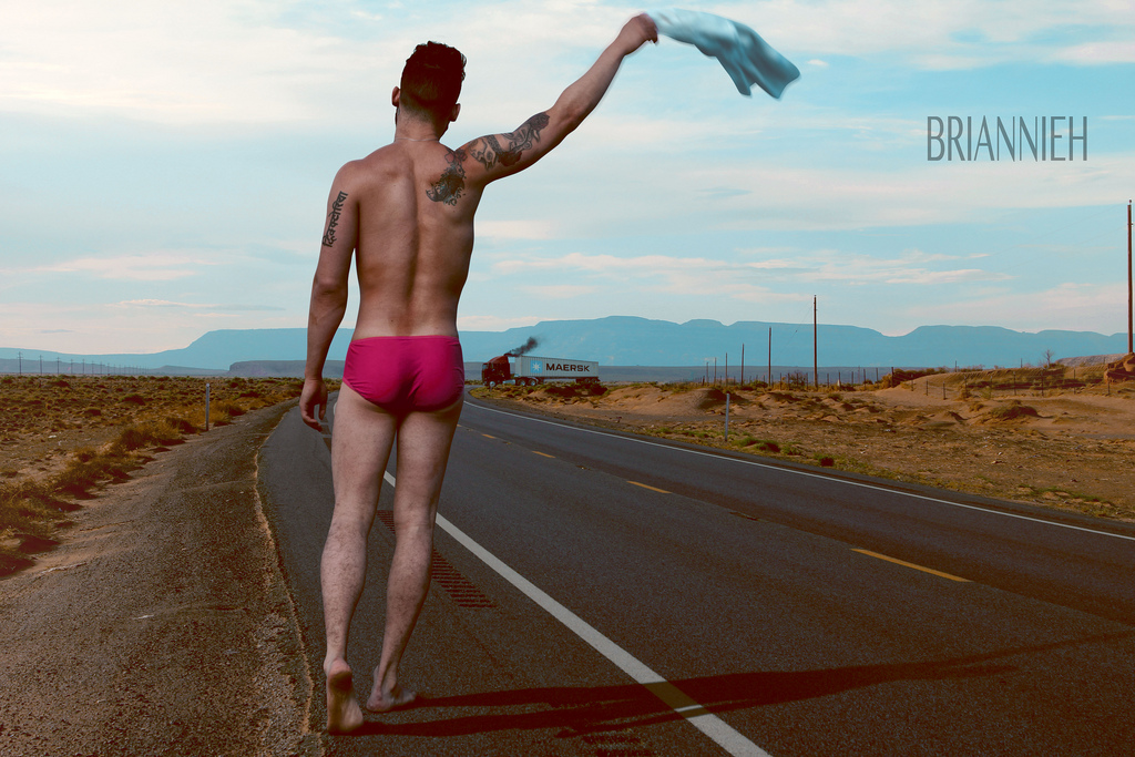 Meet nude male model Brian Nieh and gawk over his incredible bubble butt.
