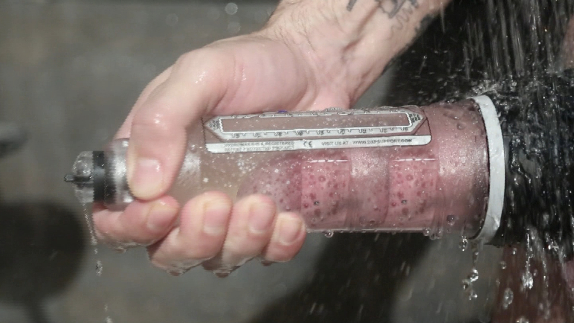 Bathmate Hydro Pump demonstration with gay porn star Austin Wolf - effective penis enlargement tool