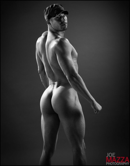 Kyle King, Ass, Butt, Cakes, Massive, Muscle, Black and White, Sexy, Bottom