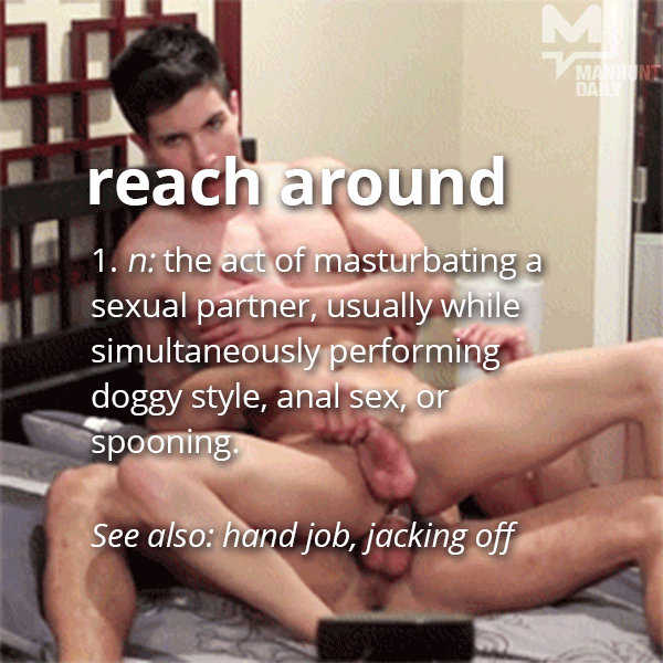 reach around, handjob, gay sex, positions, definition, anal sex, masturbation