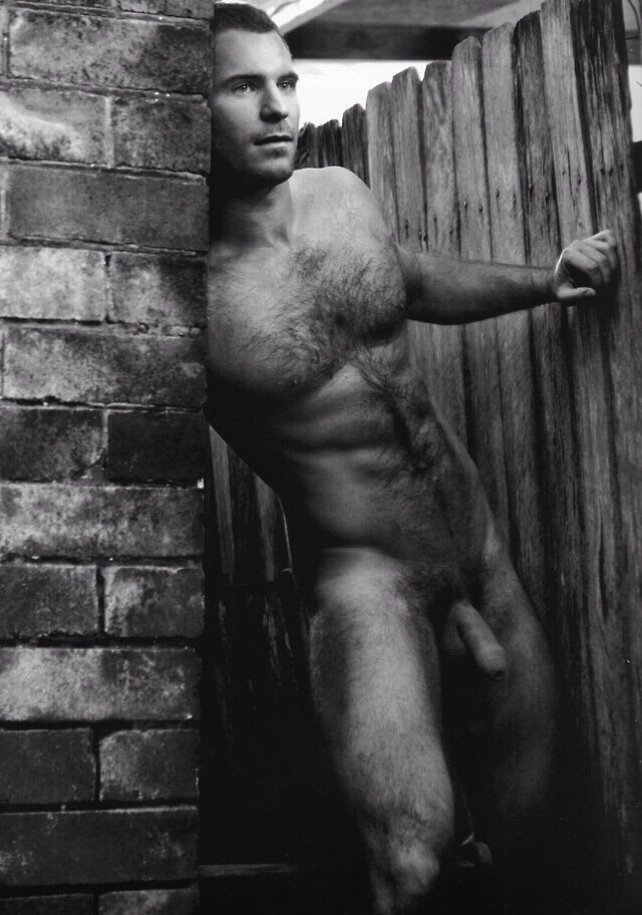Sexy, Cowboy, Aussie, Australian, Naked, Man, Hairy, Outside, Outdoors, Nud...