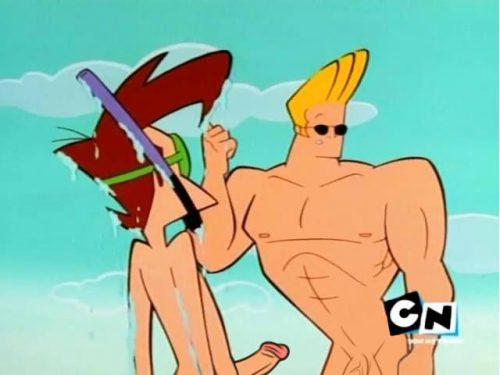 Johnny Bravo, Cartoon, Animated, Nude, Naked, Sexy, Fucking, Penis, Cock, Dick, Exposed, Naughty, XXX