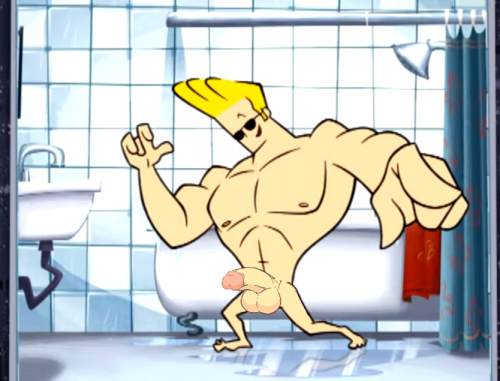 Johnny Bravo, Cartoon, Animated, Nude, Naked, Sexy, Fucking, Penis, Cock, Dick, Exposed, Naughty, XXX