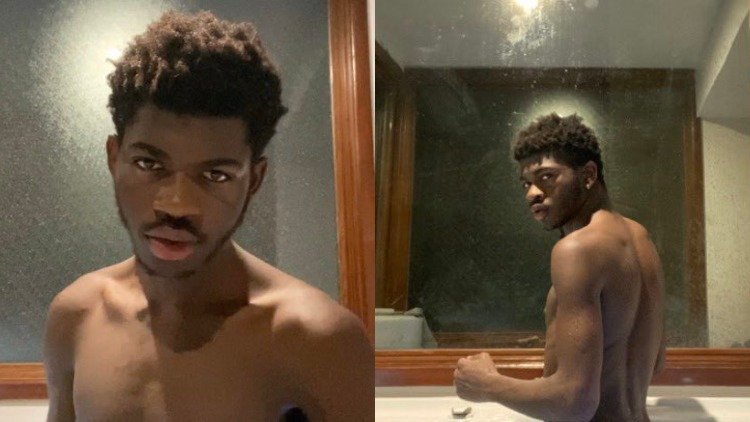 Lil Nas X Appears Completely Nude on Instagram.