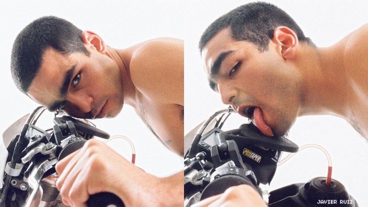 Elite’s Omar Ayuso Strips Down In Sexy New Motorcycle Shoot.